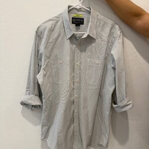 American Rag Striped Buttoned Up Long Sleeve